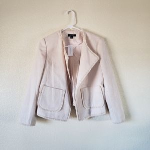 Ann Taylor Cream Fancy Blazer in Small NWT